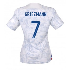 Maillot de foot France Antoine Griezmann #7 Extérieur Femmes Monde 2022 Manches Courte